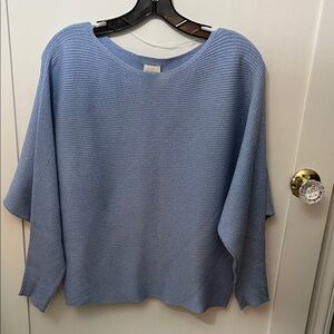 Chico's Light Blue Shimmery Sweater